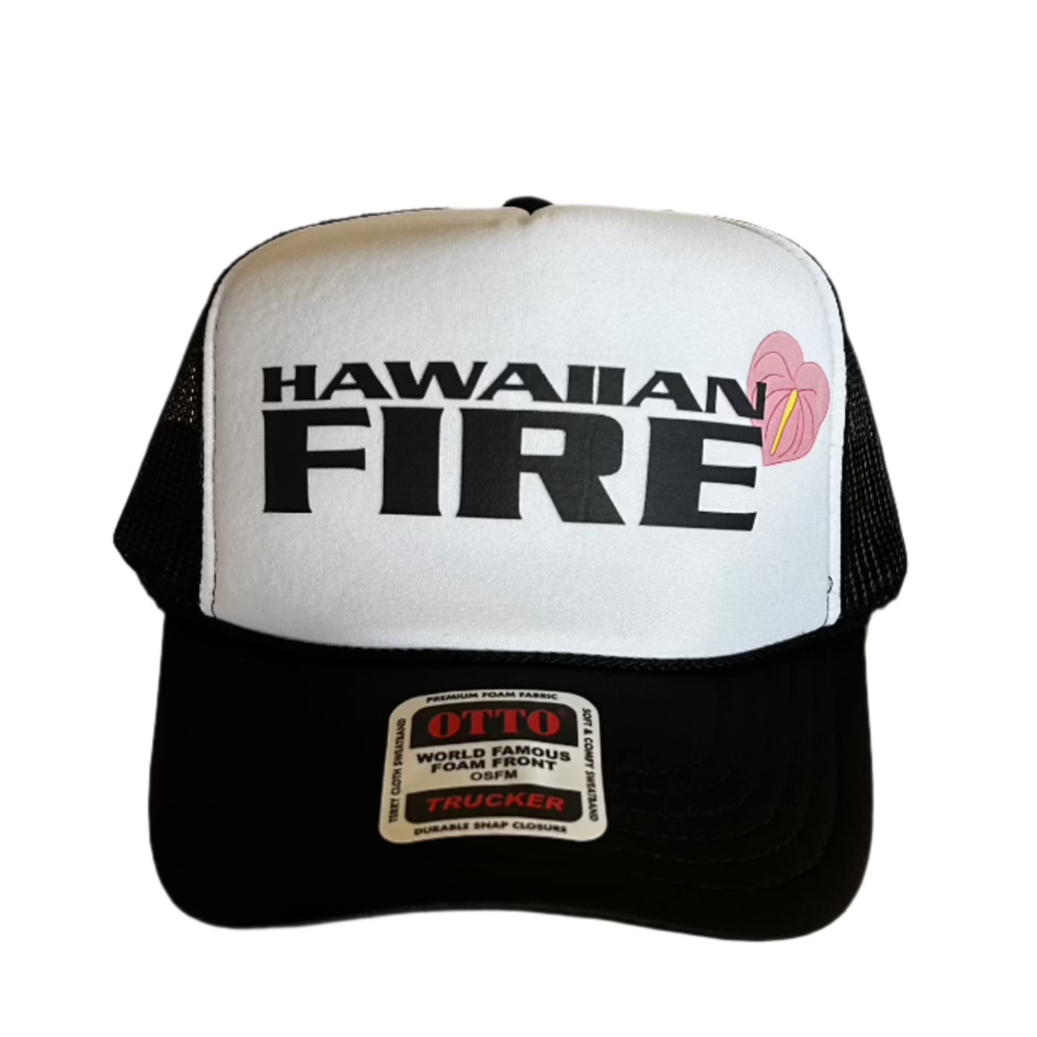 OTTO Maroon and White Bear Trucker Hat Melvin main image 4