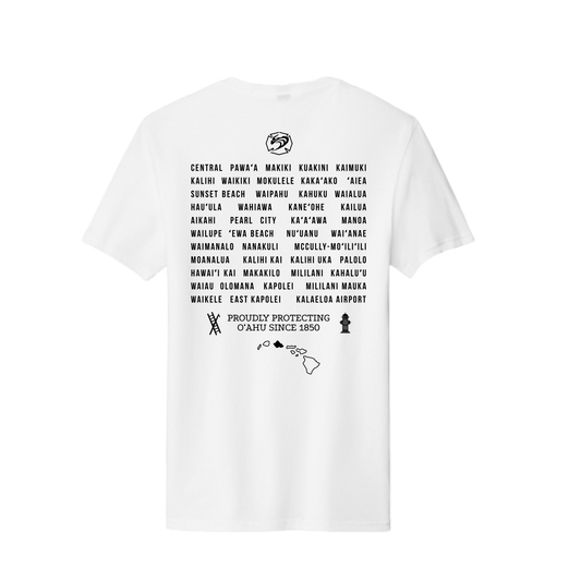 Oahu Fire Station T-Shirt White